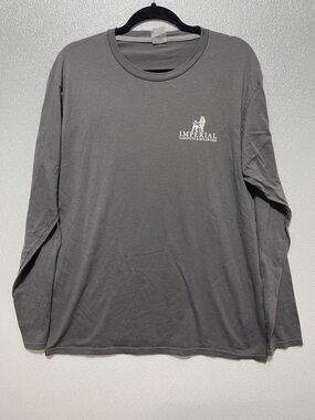 Long-Sleeve Crew Neck Shirt - Charcoal Gray